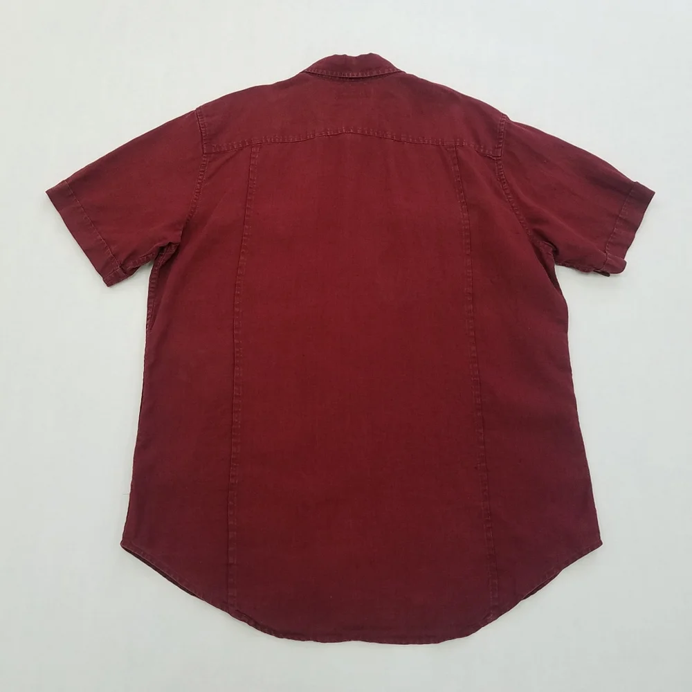 Banana Republic Short Sleeve Button Up Linen Shirt